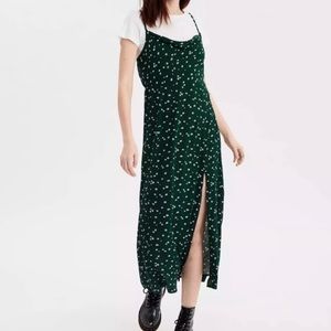 Floral Cowl Neck Maxi Dress